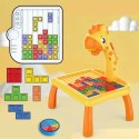 Projektor do rysowania stolik żyrafa tetris 200-2Ż