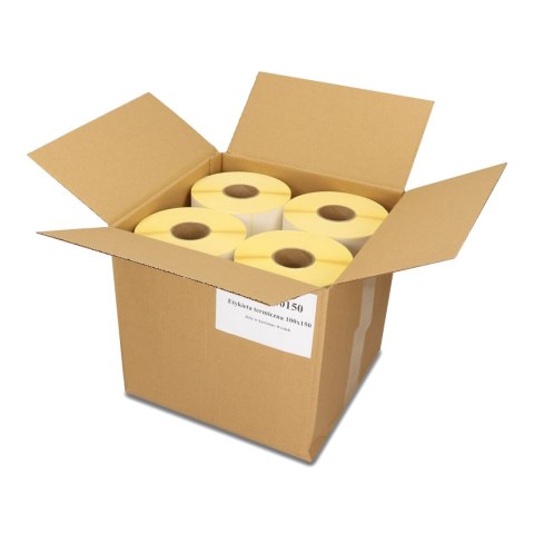 Etykieta kurierska na roli eko biała 100*150mm termiczna nawój 500 etrti100x150500w EMERSON