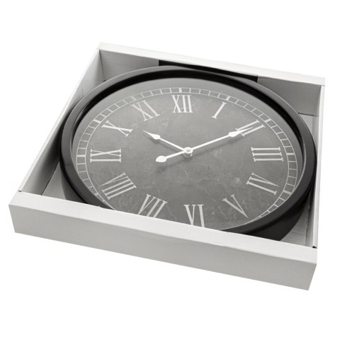 ZEGAR EUROFIRANY   DEKORACYJNY 68 40X7X40 CM CZARNY