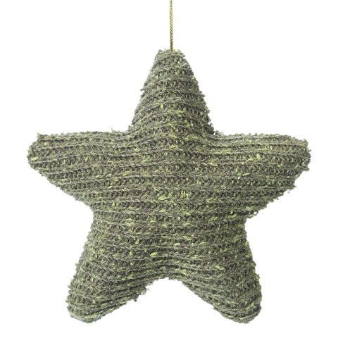 6 SZT. ZAWIESZKA OZDOBA CHOINKOWA EUROFIRANY IRIN/2-9 3X10X10CM ZIEL