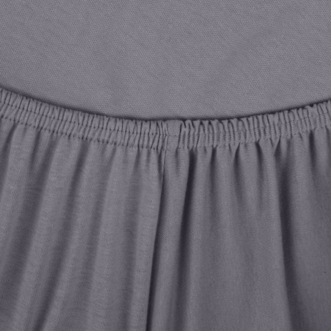 PRZEŚCIERADŁO EUROFIRANY JERSEY3 220X200 CM, WYS.30 CM CIEMNOSTALOWY