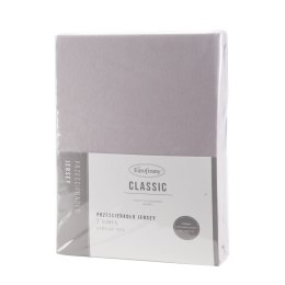 PRZEŚCIERADŁO EUROFIRANY JERSEY3 220X200 CM, WYS.30 CM JASNOSZARY