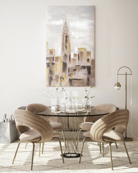 OBRAZ 447 60X100 60 X 100 CM ZŁOTY