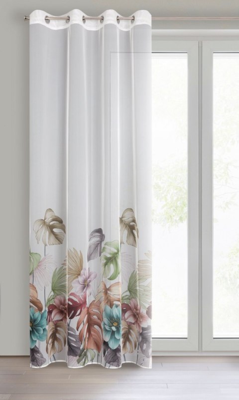 ZASŁONA   GOTOWA EUROFIRANY  NIKOLA 140X250 CM BIAŁY