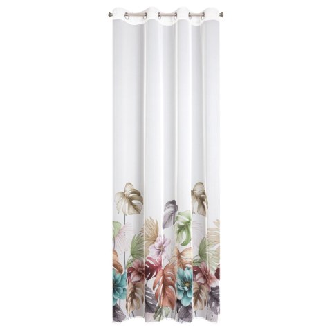 ZASŁONA   GOTOWA EUROFIRANY  NIKOLA 140X250 CM BIAŁY