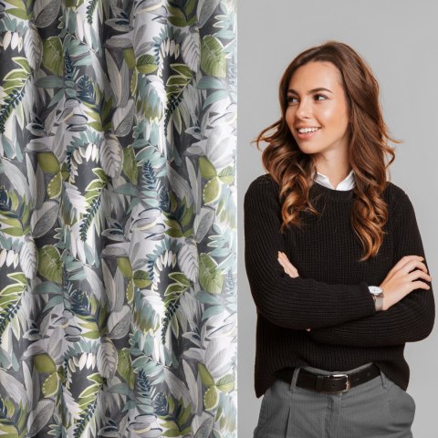 ZASŁONA   GOTOWA EUROFIRANY  MARILA STALOWY