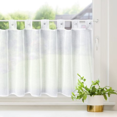 FIRANA GOTOWA EUROFIRANY   SEVILLA NA SZELKACH 60X150 CM BIAŁY