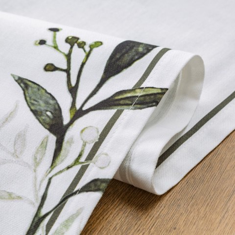 OBRUS NATU 4 140 X 220 CM BIAŁY