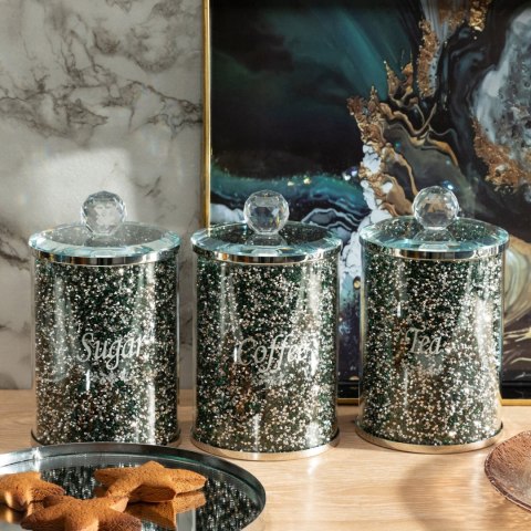 CERAMIKA 10X10X17 CM ZIELONY