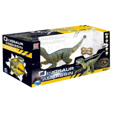 Dinozaur Velociraptor zdalnie sterowany pilot port usb dźwięki QX020