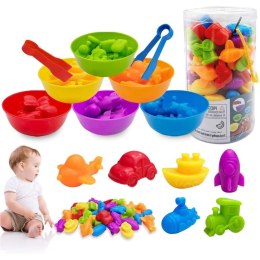 Gumowe pojazdy gra sorter montesorri 2188-17