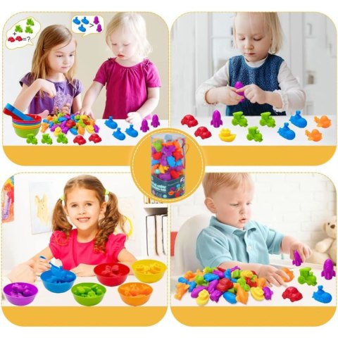 Gumowe pojazdy gra sorter montesorri 2188-17