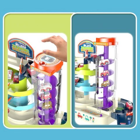 Tor samochodowy zjeżdżalnia auta winda T103-88A