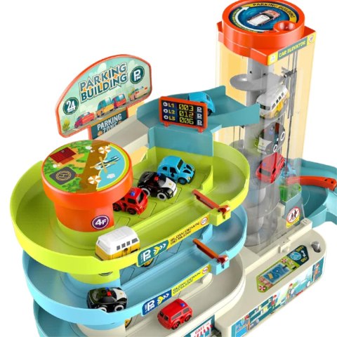 Tor samochodowy zjeżdżalnia auta winda T103-88A