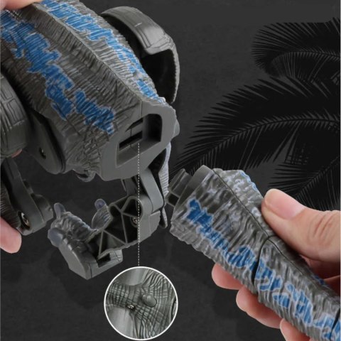 Dinozaur Velociraptor zdalnie sterowany pilot port usb dźwięki QX024Sz