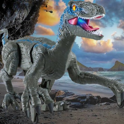 Dinozaur Velociraptor zdalnie sterowany pilot port usb dźwięki QX024Sz
