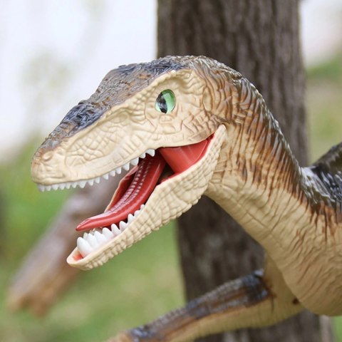 Dinozaur Velociraptor zdalnie sterowany pilot port usb dźwięki QX024