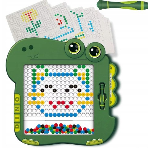 TABLICA MAGNETYCZNA KORALIKI DO RYSOWANIA DINOZAUR 676-2