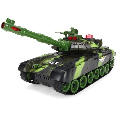 DUŻY CZOŁG SAMOCHÓD WOJSKOWY ŻOŁNIERZ ZDALNE STEROWANIE 9995Z