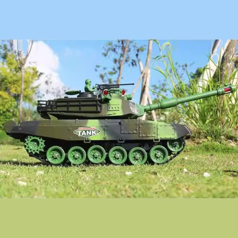 DUŻY CZOŁG SAMOCHÓD WOJSKOWY ŻOŁNIERZ ZDALNE STEROWANIE 9995Z