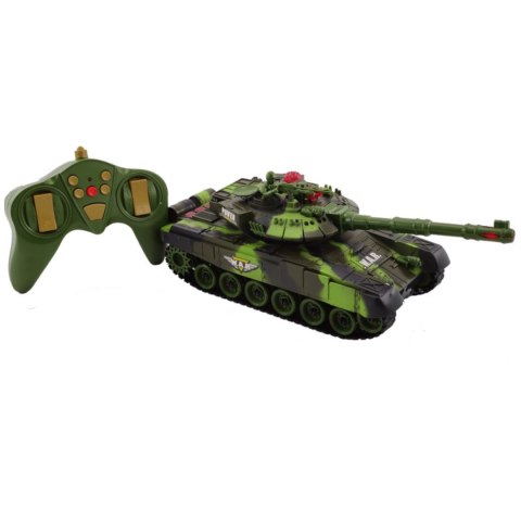 DUŻY CZOŁG SAMOCHÓD WOJSKOWY ŻOŁNIERZ ZDALNE STEROWANIE 9995Z