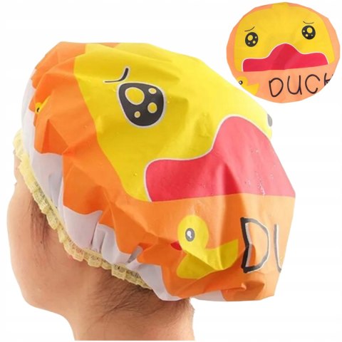 Czepek pod prysznic wodoodporny do włosów kaczka C002K