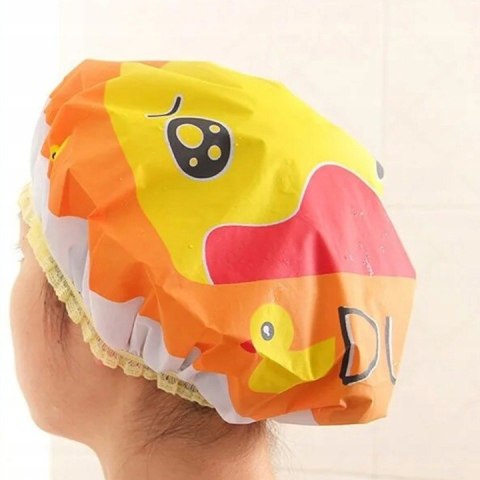 Czepek pod prysznic wodoodporny do włosów kaczka C002K