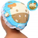 Czepek pod prysznic wodoodporny do włosów żyrafa C002Ż