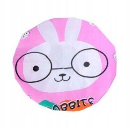 Czepek pod prysznic wodoodporny do włosów królik C002Kr