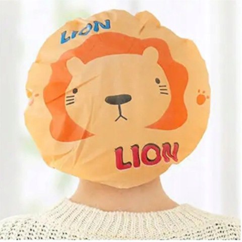 Czepek pod prysznic wodoodporny do włosów lew C002L