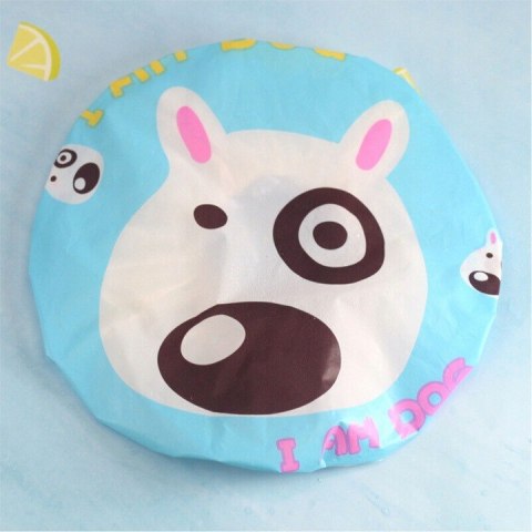 Czepek pod prysznic wodoodporny do włosów pies C002Pi