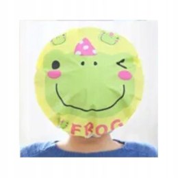 Czepek pod prysznic wodoodporny do włosów żaba C002Ż