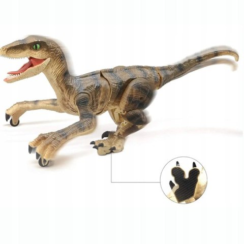 Dinozaur Velociraptor zdalnie sterowany pilot port usb dźwięki QX024B