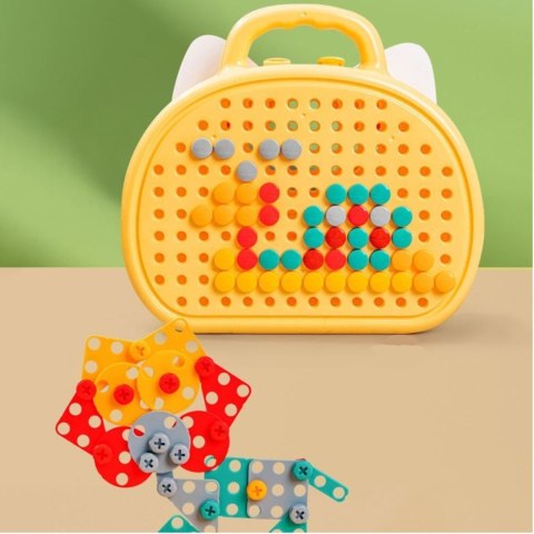 Klocki konstrukcyjne zestaw kreatywny miś RX2000-39Ż