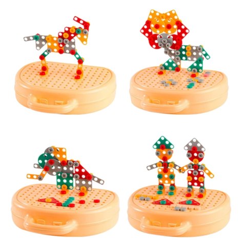 Klocki konstrukcyjne zestaw kreatywny miś RX2000-39Ż
