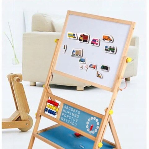 Układanka tablica puzzle magnetyczne samochody pojazdy transport MTF-C01