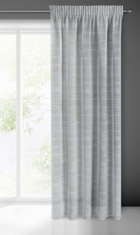 FIRANKA FIRANA GOTOWA ARIA NA TAŚMIE 140X300 CM SZARY