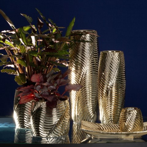 WAZON DEKORACYJNY SENA 18X18X50 CM ZŁOTY