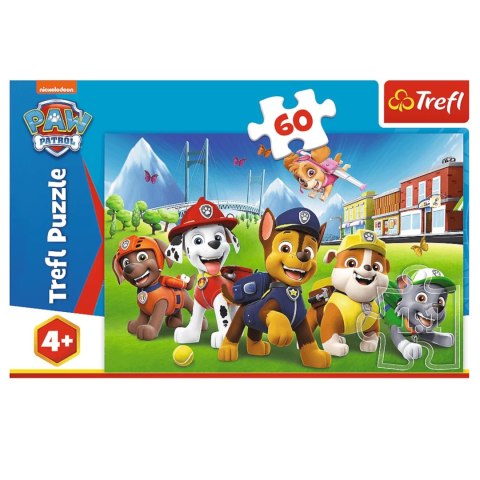 Puzzle Psi patrol 60 elementów Psi Patrol na polanie Trefl 17375