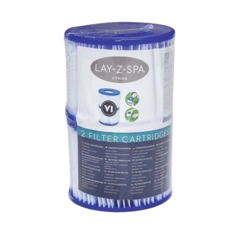 2 x Filtr do pompy Lay-Z SPA XTRAS Bestway 60311 TYP VI