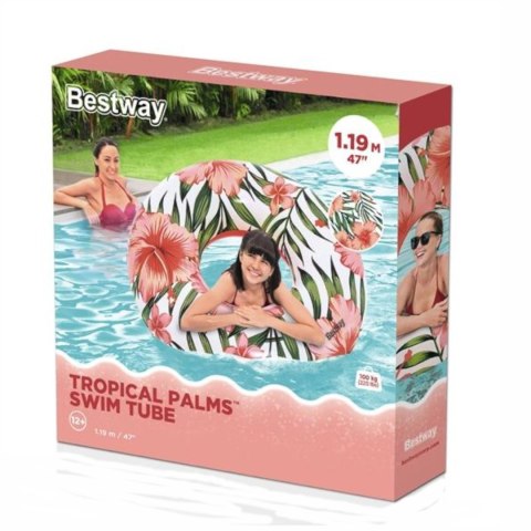 Bestway tropikalne koło kółko dmuchane119cm 36237R