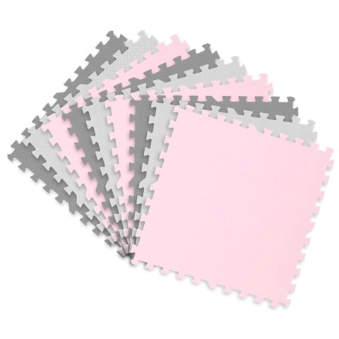 PUZZLE PIANKOWE MATA EVA 9 szt kolory różowy biały szary EM1003RBS