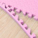 PUZZLE PIANKOWE MATA EVA 9 szt kolory różowy biały szary EM1003RBS