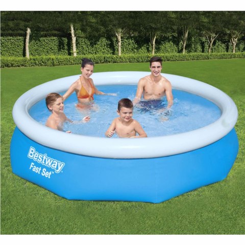 BESTWAY BASEN OGRODOWY ROZPOROWY OKRĄGŁY POMPA FLIRTUJĄCA 305x76cm 57270