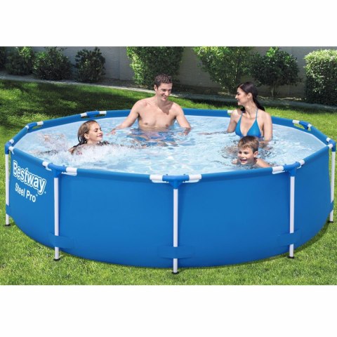 BESTWAY BASEN STELAŻOWY Z POMPĄ FLIRTUJĄCĄ OGRODOWY OKRĄGŁY 56679