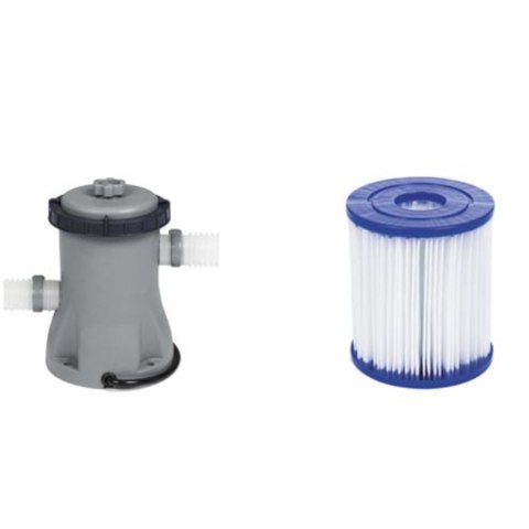 BESTWAY BASEN STELAŻOWY Z POMPĄ FLIRTUJĄCĄ OGRODOWY OKRĄGŁY 56679