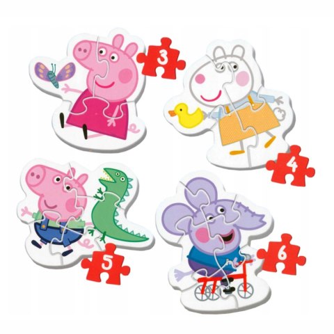 Puzzle Baby Classic Świnka Peppa Urocza Świnka Peppa TREFL 2+ 36086