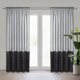 FIRANA GOTOWA MARION NA TAŚMIE 140 X 270 CM CZARNY