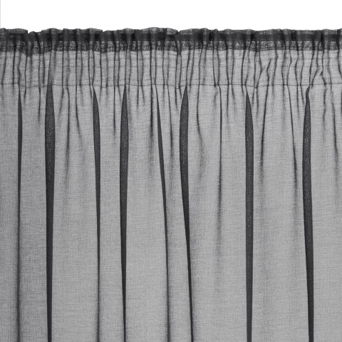 FIRANA GOTOWA MARION NA TAŚMIE 140 X 270 CM CZARNY